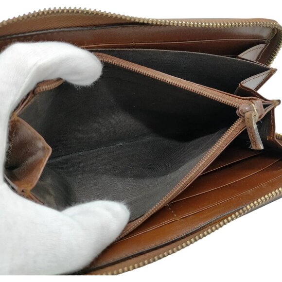 554248BY (L3) Authentic Gucci Wallet Long Brown PVC Luxury Vintage Designer Hand - Picture 6 of 10